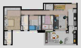 Imagem 5: The Gardens Reserva Tatuapé , 89 - 105m², 3 quartos - São Paulo - SP