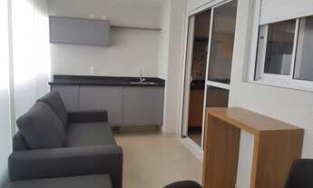 Imagem 6: Apartamento com 1 dormitório para alugar, 40 m² por R$ 2.500,00/mês - Jardim Aquarius - Sã