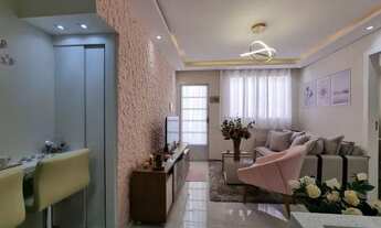 Imagem 2: Apartamento térreo em Suzano/SP; 2 quartos; 1 vaga; área gourmet e quintal