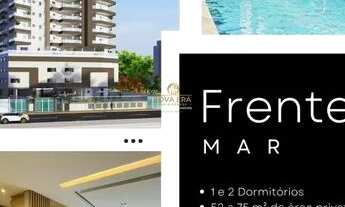Imagem 1: Frente Mar! 53 Mil Entrada dividido em 3 vezes ,1 Dormitório Varanda Lazer