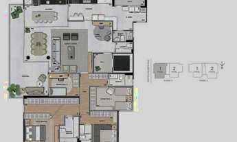 Imagem 3: COBERTURA com 4 dormitórios à venda por R$ 7.227.878,12 no bairro Ahú - CURITIBA / PR