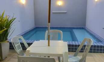 Imagem: Casinha com piscina em bombinhas