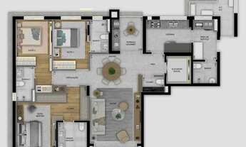 Imagem 4: COBERTURA com 4 dormitórios à venda por R$ 6.271.880,45 no bairro Bigorrilho - CURITIBA