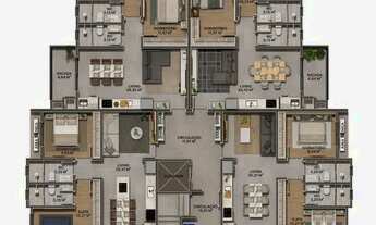 Imagem 4: Apartamento à venda no Cross Residence com 2 quartos (1 suíte) no bairro Centro em Navegan