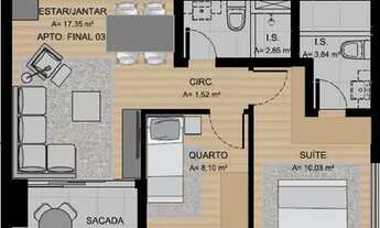Imagem 4: APARTAMENTO com 2 dormitórios à venda por R$ 783.868,00 no bairro Bigorrilho - CURITIBA