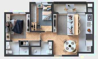 Imagem 3: APARTAMENTO com 2 dormitórios à venda por R$ 619.900,00 no bairro Juvevê - CURITIBA / PR