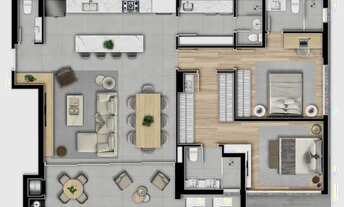 Imagem 7: COBERTURA com 3 dormitórios à venda por R$ 4.628.000,00 no bairro Champagnat - CURITIBA