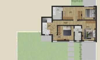 Imagem 3: Sobrado com 3 quartos - Bairro Água Verde - à venda