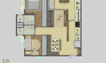 Imagem: Heaven Design Saúde, 66 - 86m², 2 quartos