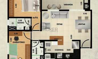 Imagem 4: Apartamento à venda no bairro Parque Fazendinha - Campinas/SP