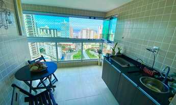 Imagem 2: APTO 02 DORMS, COM 1 SUÍTE, CHURRASQUEIRA NA VARANDA E 02 VAGAS DE GARAGENS A VENDA NA PRA