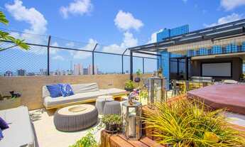 Imagem: Cobertura gardem com 3/4 e amplo terraço