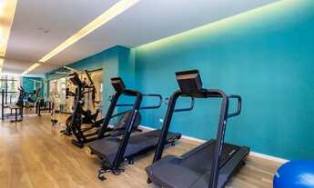 Imagem 3: Apartamento com 1 dormitório para alugar, 35 m² por R$ 2.440,49/mês - Mercês - Curitiba/PR