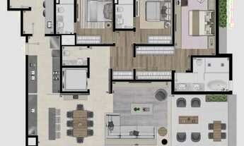 Imagem 2: COBERTURA com 4 dormitórios à venda por R$ 7.934.236,32 no bairro Batel - CURITIBA / PR
