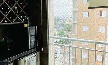 Imagem 4: Apartamento com 3 dormitórios à venda, 76 m² por R$ 640.000 - Jardim Flor da Montanha - Gu