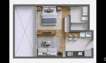 Imagem 4: Noroeste Lindo 01 Quarto 35 metros Novo - Agio R$110.000,00 + financ.bancario