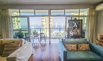 Imagem 3: São Conrado, Apartamento reformado no Village em andar alto com varanda e linda vista para