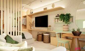 Imagem 4: Beira mar de Peroba, entrega para 2027, unidade de repasse com 30m² (FRENTE MAR), venda à