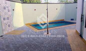 Imagem 3: Casa com 3 Quartos sendo 1 Suíte - Piscina - Setor Brisas da Mata