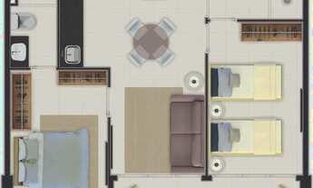 Imagem 4: Apartamento com 2 quartos no bairro Dionisio Torres - Fortaleza/CE