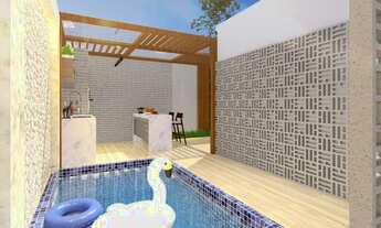 Imagem 3: Casa em rua privativa, 168 m2, 3 suites, Deck completo, energia solar - Aquiraz - CE