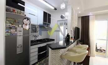 Imagem 7: Apartamento à venda com 2 dormitórios, sacada, mobiliado, acabamento fino, apenas 800 metr