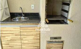 Imagem 4: Apartamento com 3 dormitórios para alugar, 82 m² por R$ 3.646/mês - Vila Guiomar - Santo A