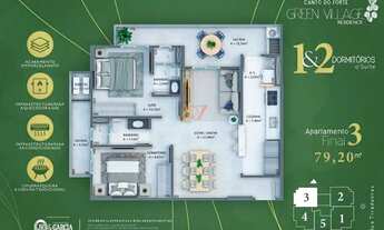 Imagem 3: Apartamento com 2 dorms, Canto do Forte, Praia Grande - R$ 435 mil, Cod: 5322