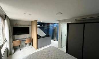 Imagem: Studio Sofisticado em Pinheiros com Lazer