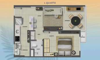 Imagem 5: APARTAMENTO NASCENTE 58m² 2 QUARTOS 1 SUÍTE VARANDA 2 VAGAS INFRA VENDE JAGUARIBE