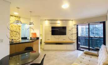 Imagem: Flat mobiliado no Itaim Bibi com 1 dorm