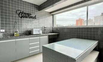 Imagem 3: Apartamento com 1 dormitório para alugar, 42 m² por R$ 2.800/mês - Canto do Forte - Praia