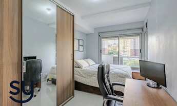 Imagem 12: Apartamento 1 dormitório no Trend, semimobiliado, sacada com churrasqueira