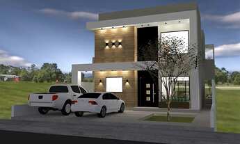 Imagem 4: Casa no condomínio vale dos cristais 4 p/ venda possui 178 m2 com 3 quartos em Lagoa - M