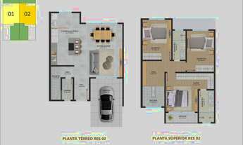 Imagem 4: Sobrado Triplex com 3 Quartos e Amplo Jardim, 175,52 m² por R$ 987.000 - Rua João Ribeiro