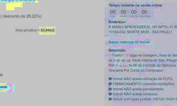 Imagem 4: Apartamento com 2 dormitórios à venda, 53 m² por R$ 111.407 - Jardim Bom Jesus - Monte Mor