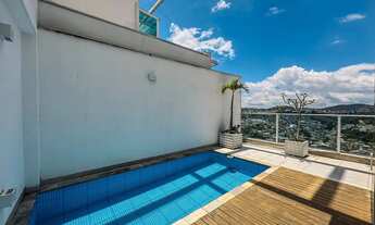 Imagem 5: Cobertura integrada com área gourmet e vista no Estrela Sul para venda