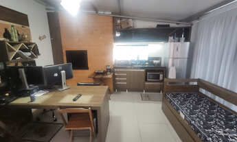 Imagem 4: Duplex bairro das nações lareira e hidro área de festas