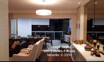 Imagem 4: Concept lindíssimo: 162 m2, Andar Alto, 3 suítes. 4 vagas. Completo