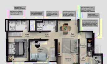 Imagem 12: ED. PALMER BOULEVARD, com 2 quartos com suíte em Praia de Itaparica - Vila Velha - ES