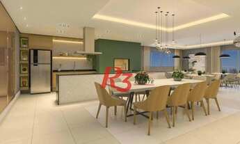 Imagem 5: Apartamento com 3 dormitórios à venda, 124 m² por R$ 2.600.000,00 - Gonzaga - Santos/SP