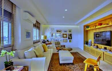 Imagem 14: More em uma obra de arte contemporânea. Cobertura no Jardim Guedala