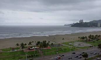 Imagem 2: Itararé - São Vicente - SP Apartamento Vista ao Mar e Montanha 1 Dormitório Elevador Lazer