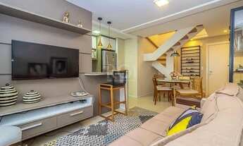 Imagem 2: Cobertura de 101m² - 2 dormitórios, 1 suíte, terraço com churrasqueira e 1 vaga de garagem