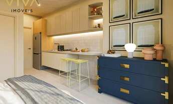 Imagem 4: Apartamento Studio com 1 dormitório à venda, 43 m² por R$ 514.000 - Miramar - João Pessoa