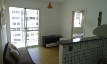 Imagem 2: 1 Ste, Terraço, repleto de armários, mobiliado, 1 vaga, 33m², andar alto + Lazer