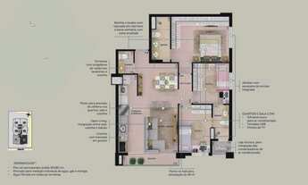 Imagem 2: Pronto: Setor Oeste, 3 suítes, lazer completo, nunca habitado