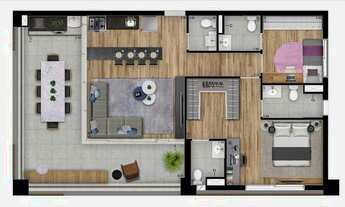 Imagem 2: ::Nas Perdizes | 3 Dormitórios | 3 Suítes | 100 m² | 2 Vagas