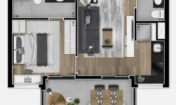 Imagem 7: Apartamento para Venda em São Paulo, Vila Madalena, 1 dormitório, 1 suíte, 1 banheiro