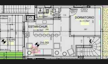 Imagem 4: Cobertura para Venda - 199m², 4 dormitórios, sendo 2 suites, 3 vagas - Menino Deus